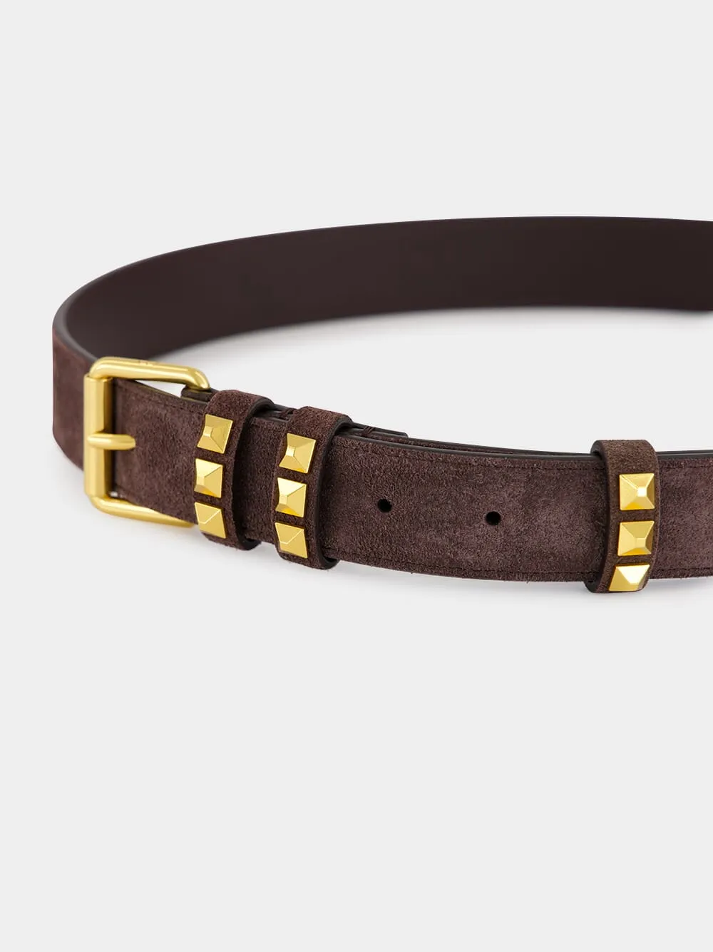 Brown Flaneuse Suede Belt sold by Fashion Clinic product image thumbnail 4