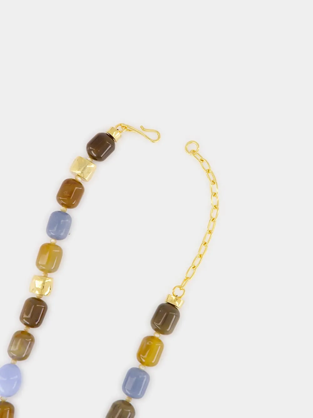 Blue Palomino Beaded Necklace sold by Fashion Clinic product image thumbnail 3