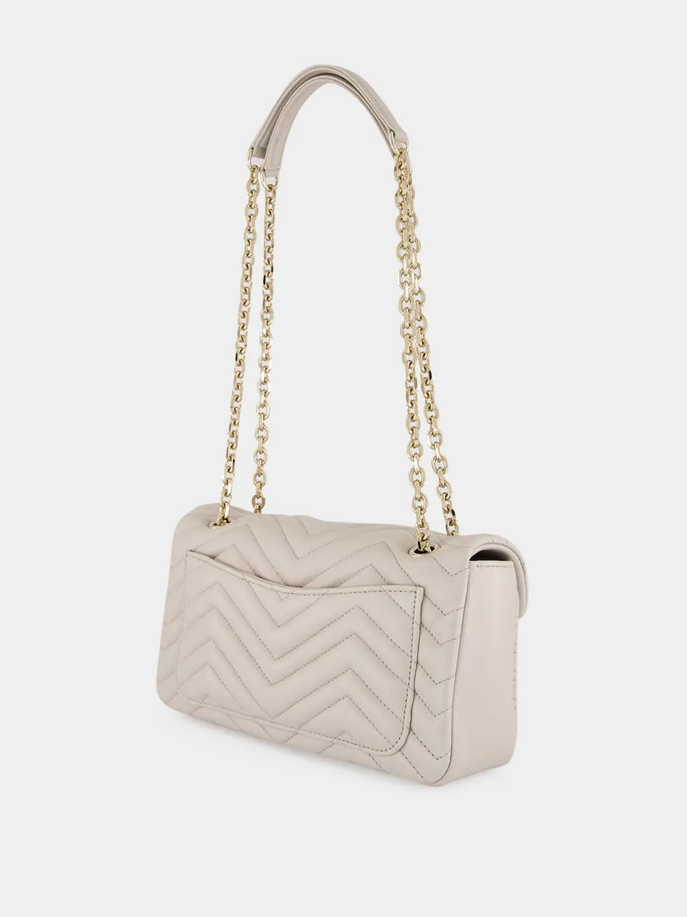 Light Grey GG Marmont Medium Shoulder Bag sold by Fashion Clinic product image thumbnail 5