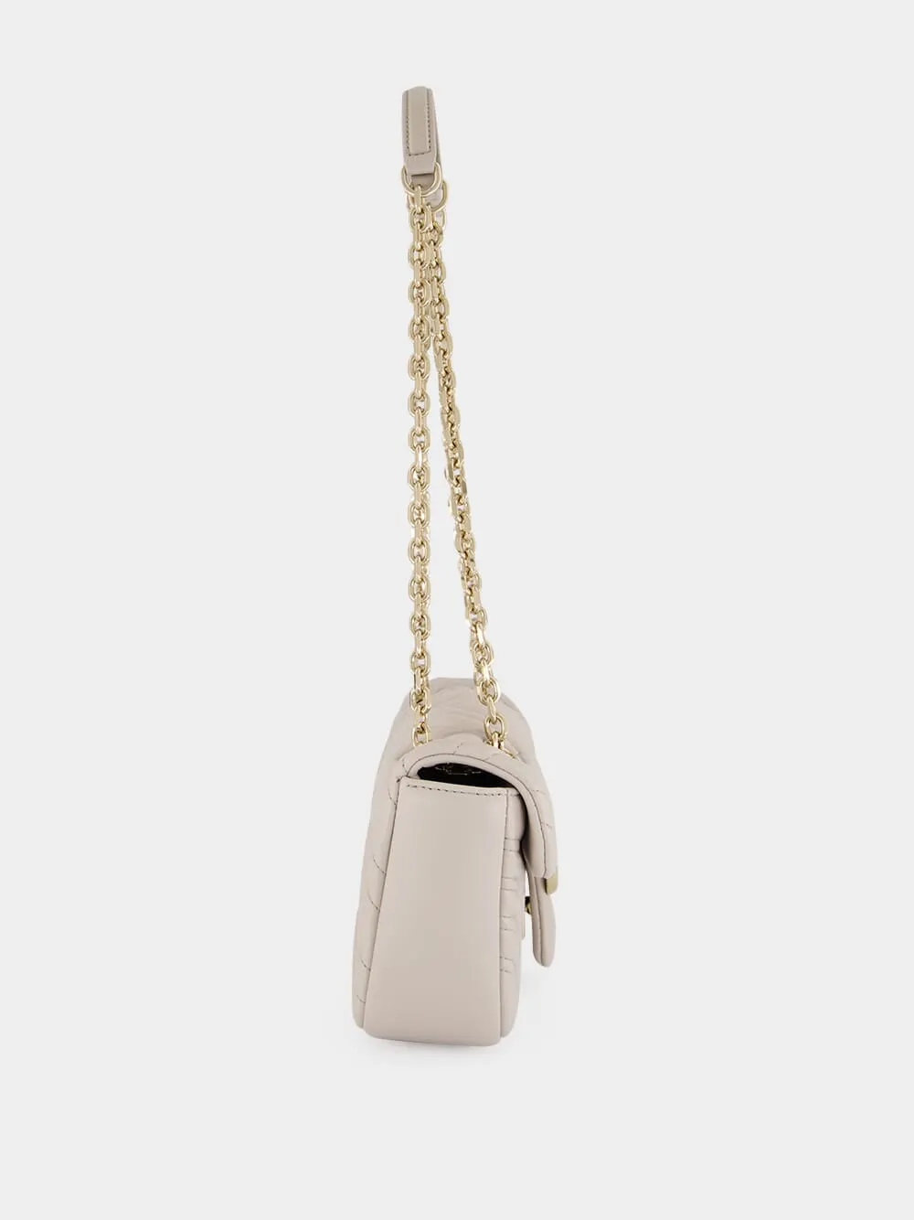 Light Grey GG Marmont Small Shoulder Bag sold by Fashion Clinic product image thumbnail 4