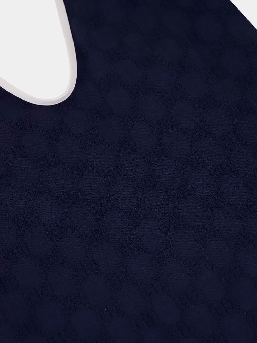 Navy Blue GG Jacquard Swimsuit sold by Fashion Clinic product image thumbnail 4