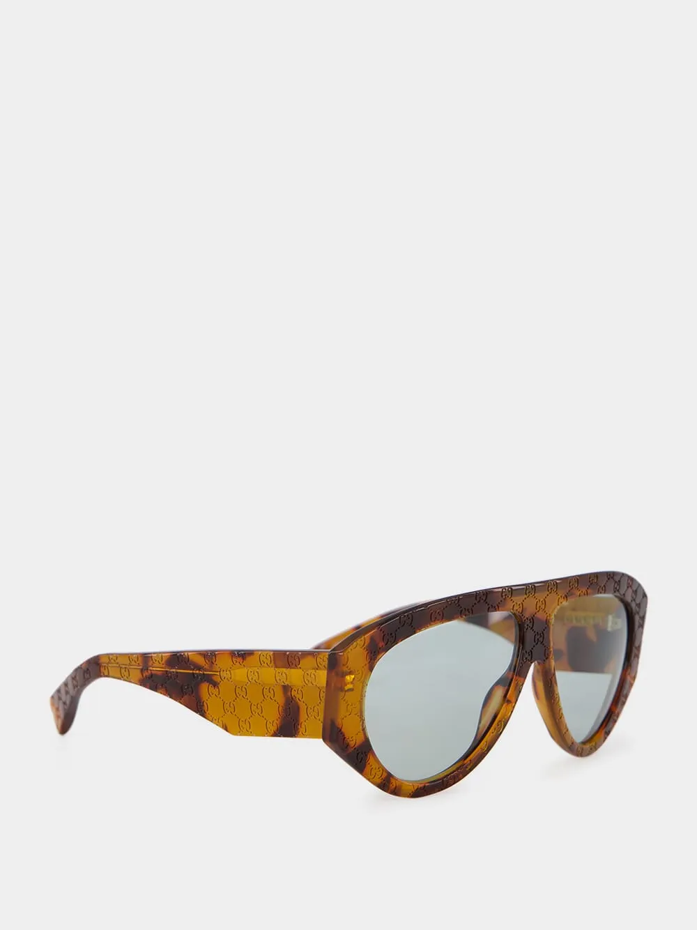 Tortoiseshell Mask Frame Sunglasses sold by Fashion Clinic product image thumbnail 2
