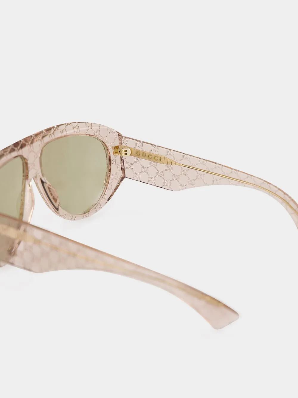 Light Pink Mask Frame Sunglasses sold by Fashion Clinic product image thumbnail 4