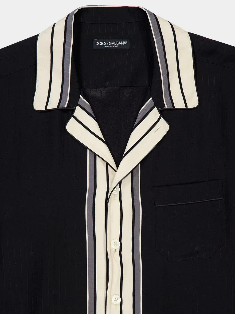 Black Silk Hawaii Logo Shirt sold by Fashion Clinic product image thumbnail 5