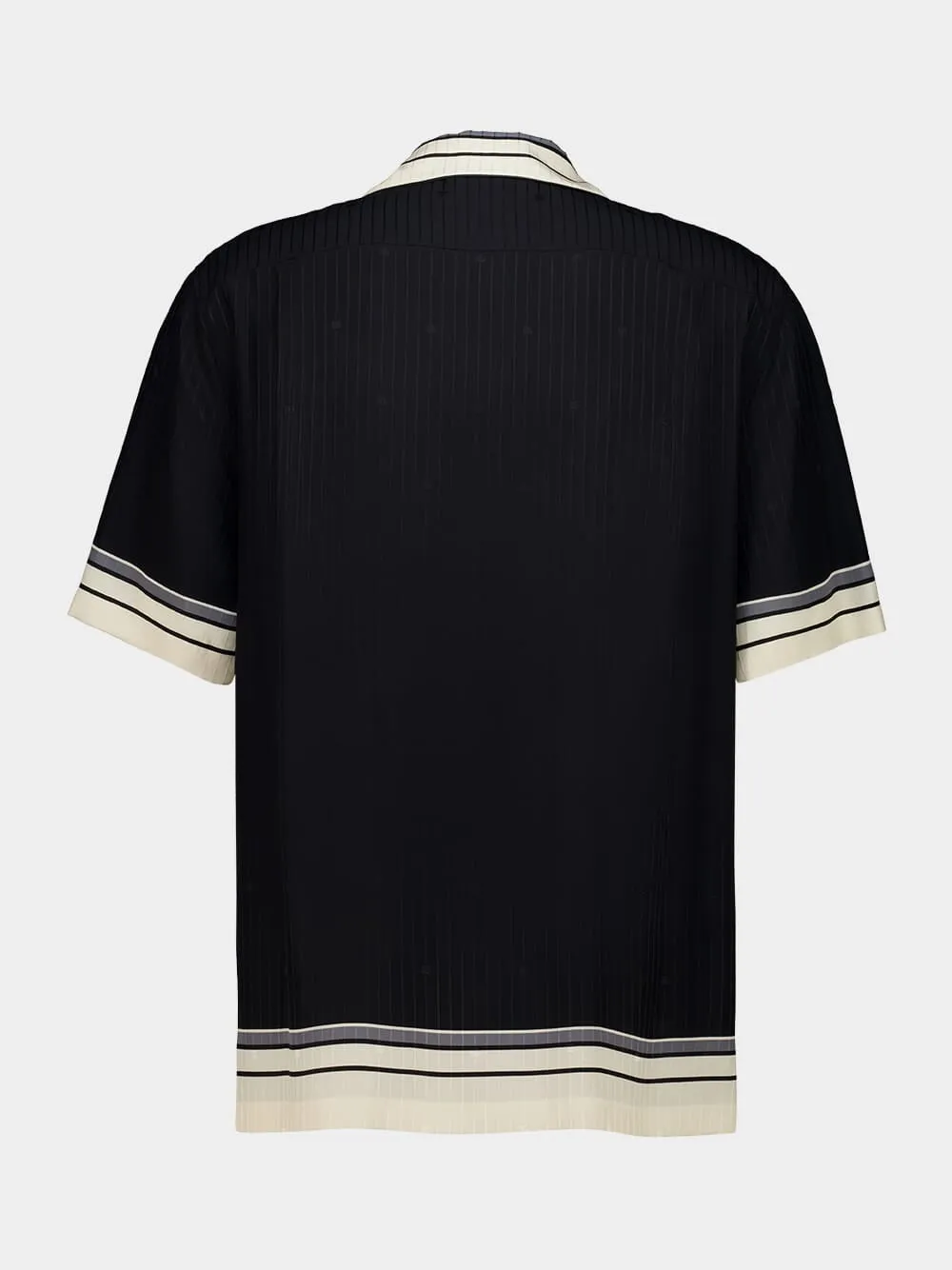 Black Silk Hawaii Logo Shirt sold by Fashion Clinic product image thumbnail 4