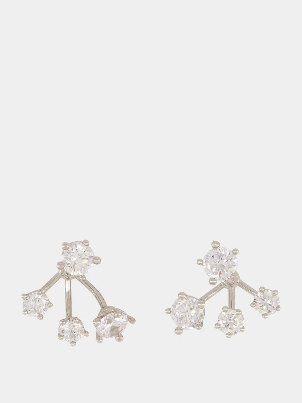 Silver Constellation Cluster Earrings sold by Fashion Clinic product image thumbnail 2