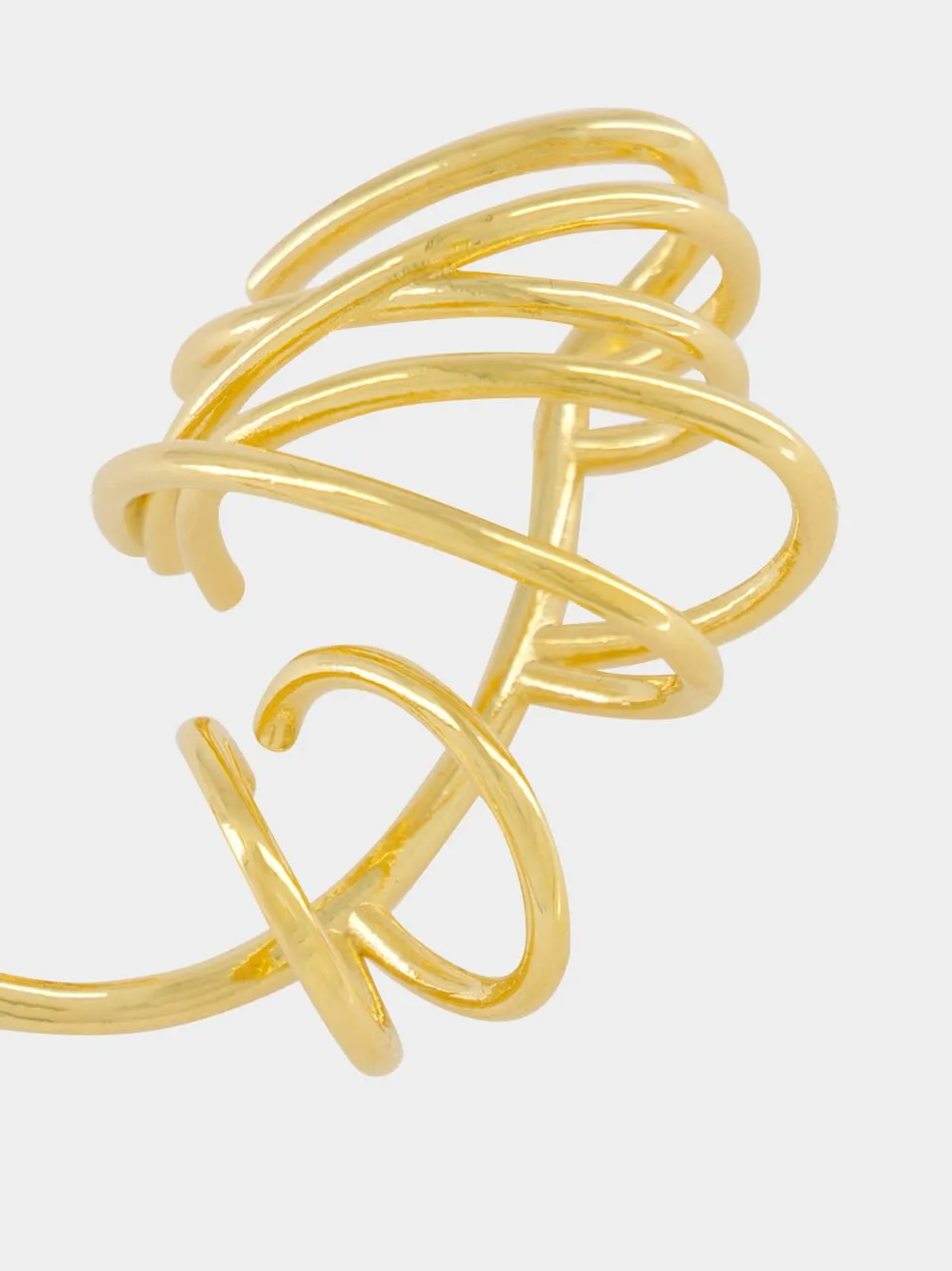 Gold Orbit Ear Cuff sold by Fashion Clinic product image thumbnail 4