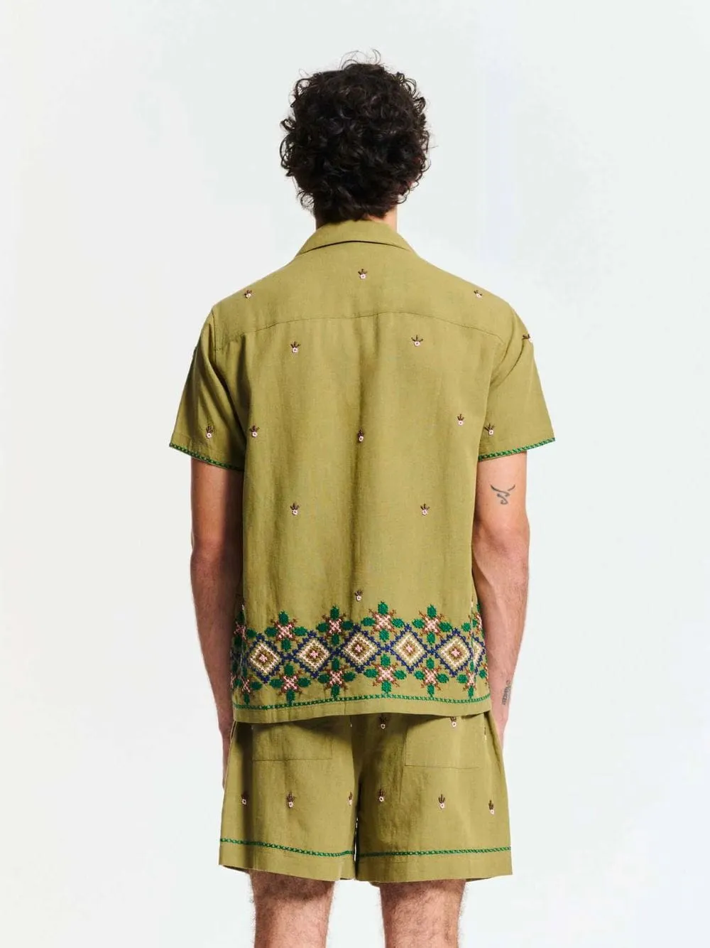 Khaki Pistachio Shirt sold by Fashion Clinic product image thumbnail 3