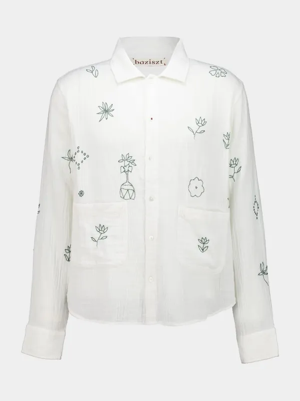 White Serenade Shirt made by Fashion Clinic