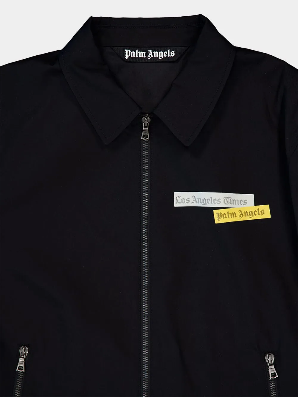 Black Cotton Pa x La Times News Jacket sold by Fashion Clinic product image thumbnail 3