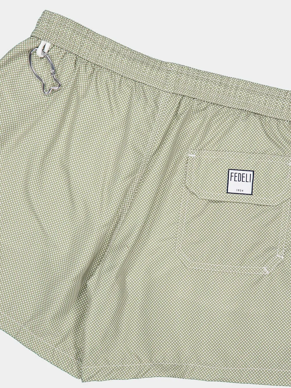 Olive Green Madeira Swim Trunks sold by Fashion Clinic product image thumbnail 4