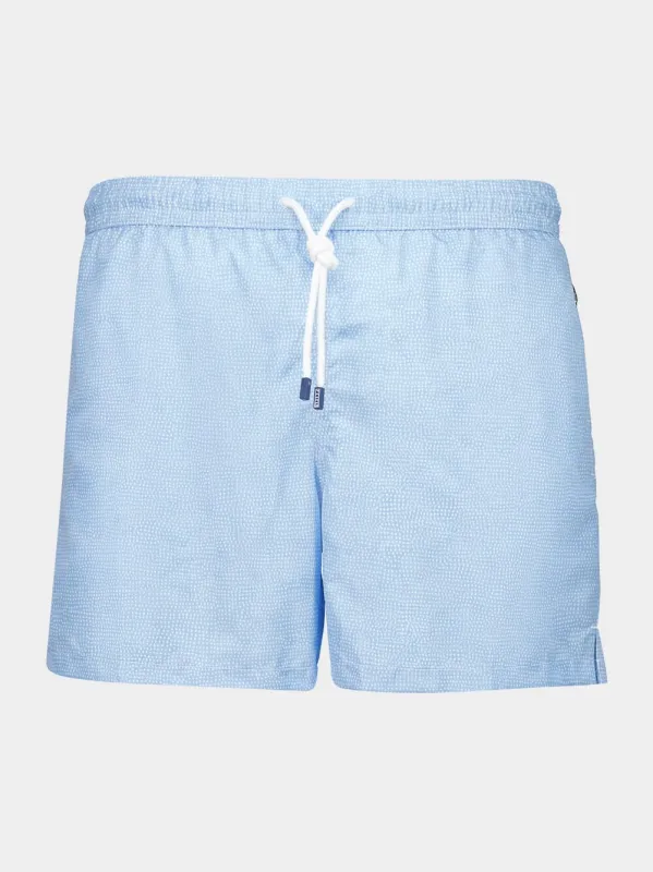 Sky Blue Madeira Swim Trunks made by Fashion Clinic