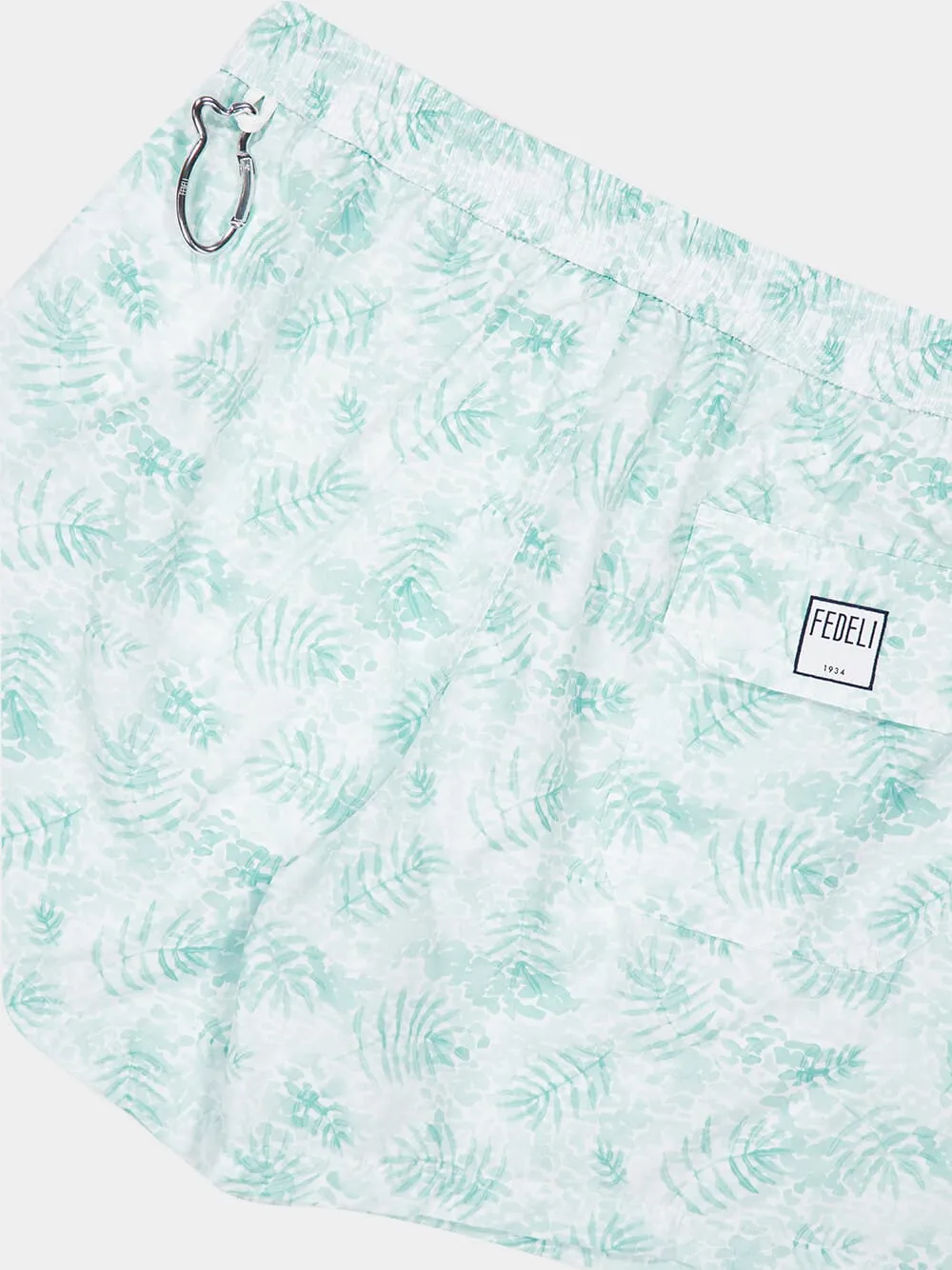 Medium Sea Green Print Madeira Swim Trunks sold by Fashion Clinic product image thumbnail 4
