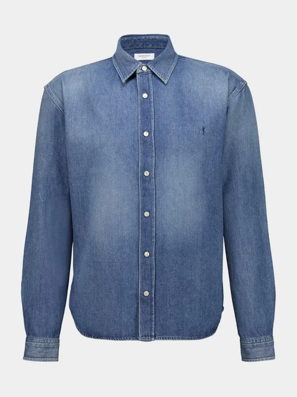 Horizon Blue Denim Shirt sold by Fashion Clinic