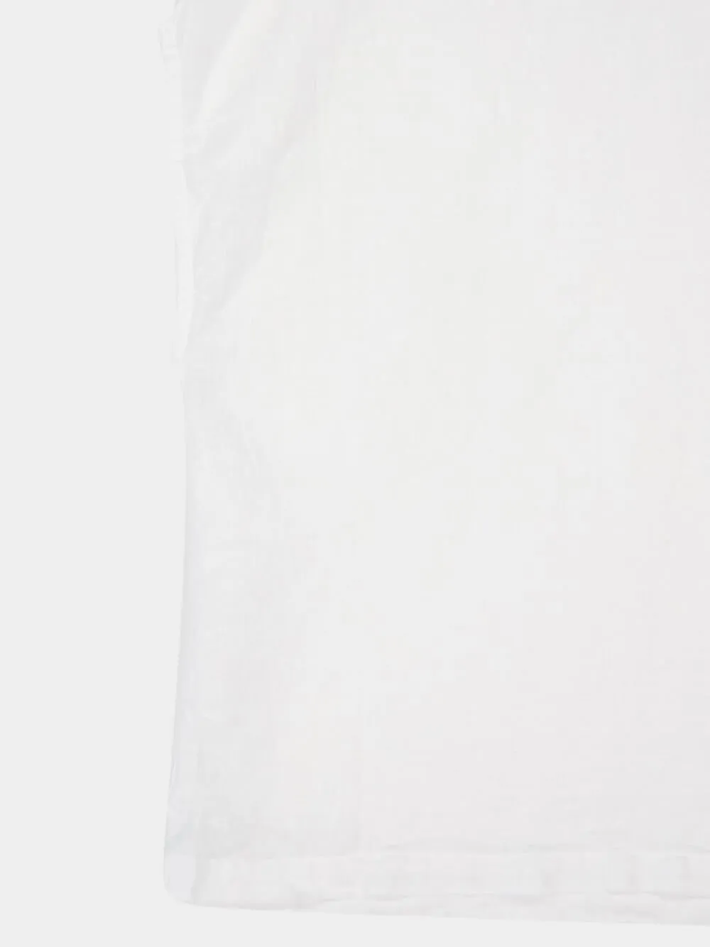 White Short Sleeve Linen Shirt sold by Fashion Clinic product image thumbnail 4