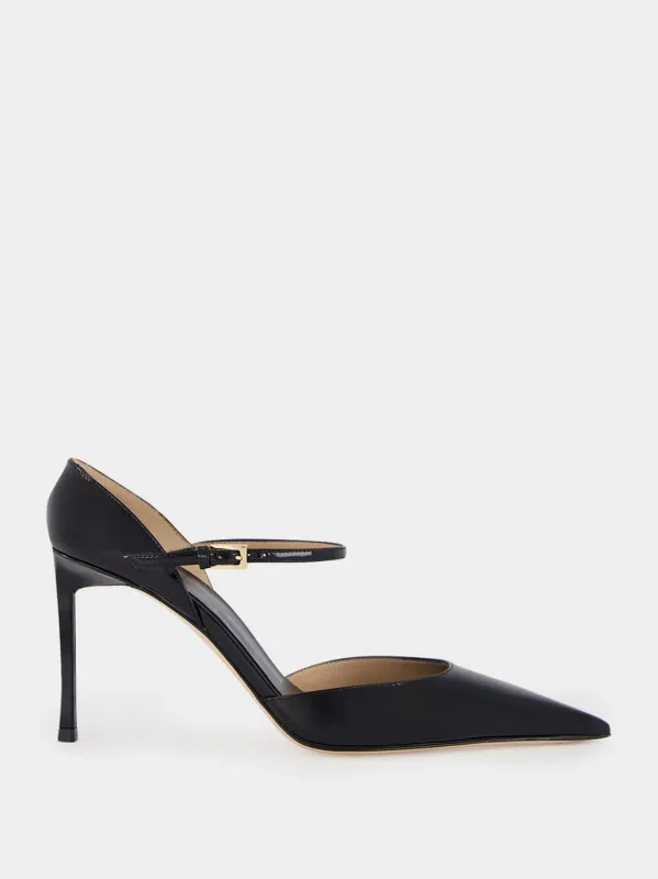 Black Patent Leather Vertigo Pump made by Tom Ford