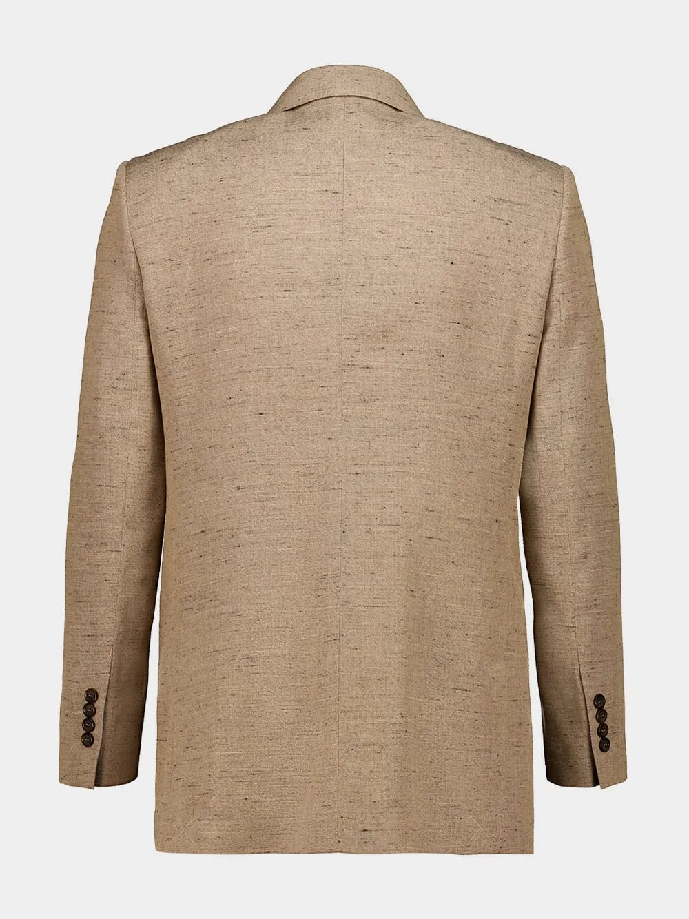 Beige Double-Breasted Sicilia Jacket sold by Fashion Clinic product image thumbnail 3