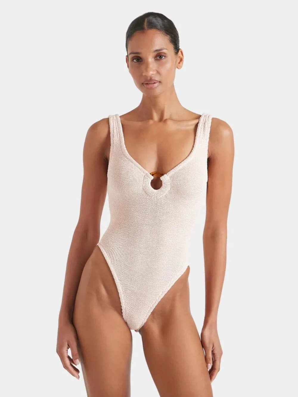 Blush Celine Swimsuit sold by Fashion Clinic