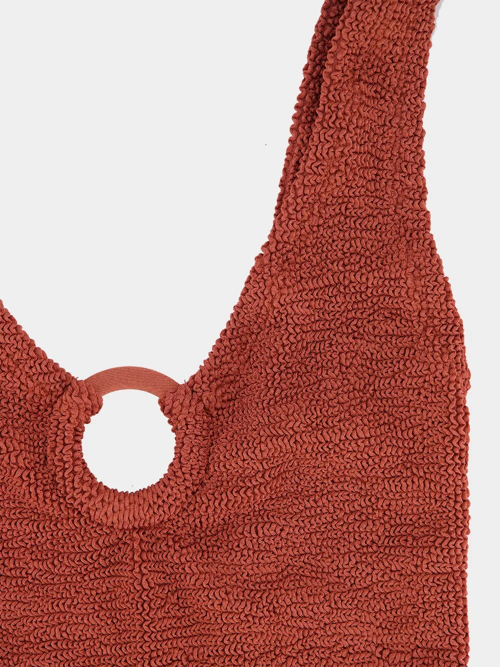 Metallic Rosewood Celine Swimsuit sold by Fashion Clinic product image thumbnail 3