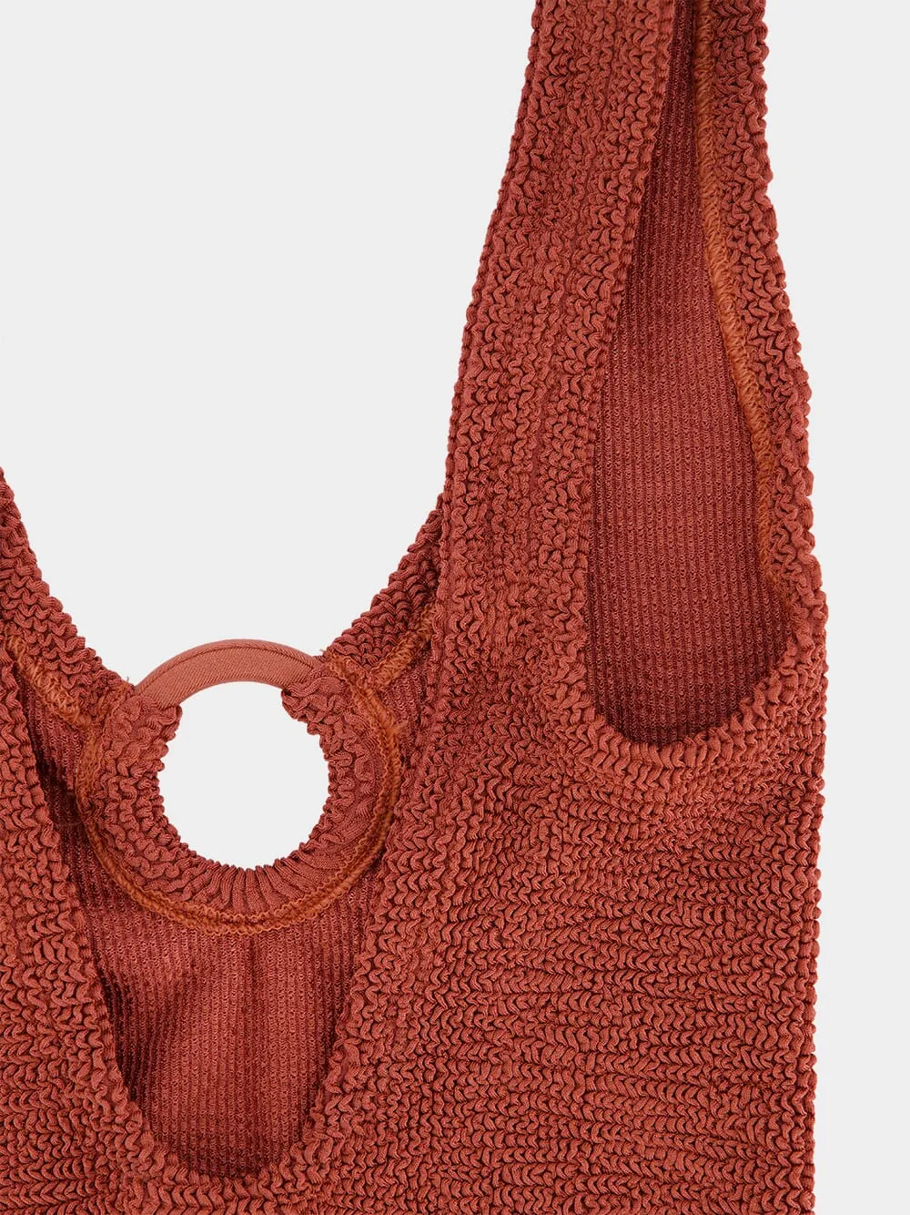 Metallic Rosewood Celine Swimsuit sold by Fashion Clinic product image thumbnail 4