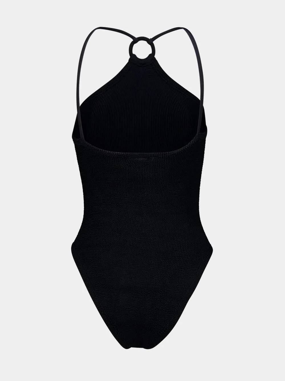 Black Jasmine Swim With Tonal Hoop sold by Fashion Clinic product image thumbnail 4