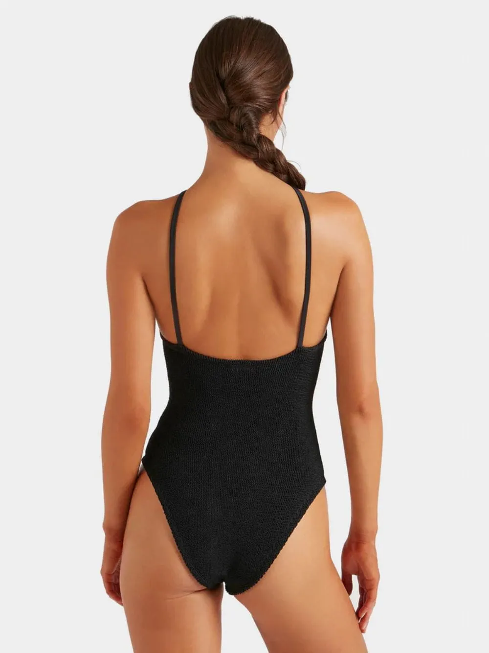 Black Jasmine Swim With Tonal Hoop sold by Fashion Clinic product image thumbnail 3
