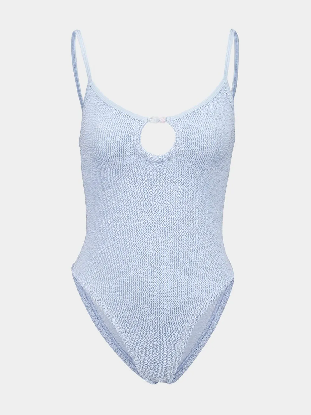 Metallic Ice Blue Mia Beaded Swim sold by Fashion Clinic product image thumbnail 2