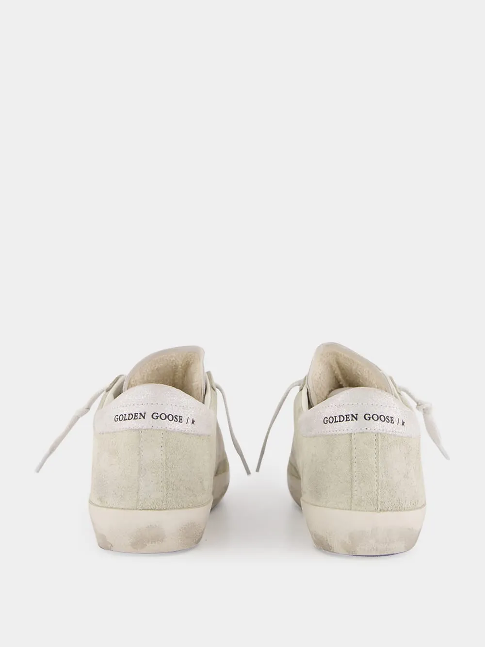 White Super-Star Crystals Shimmer Sneakers sold by Fashion Clinic product image thumbnail 5