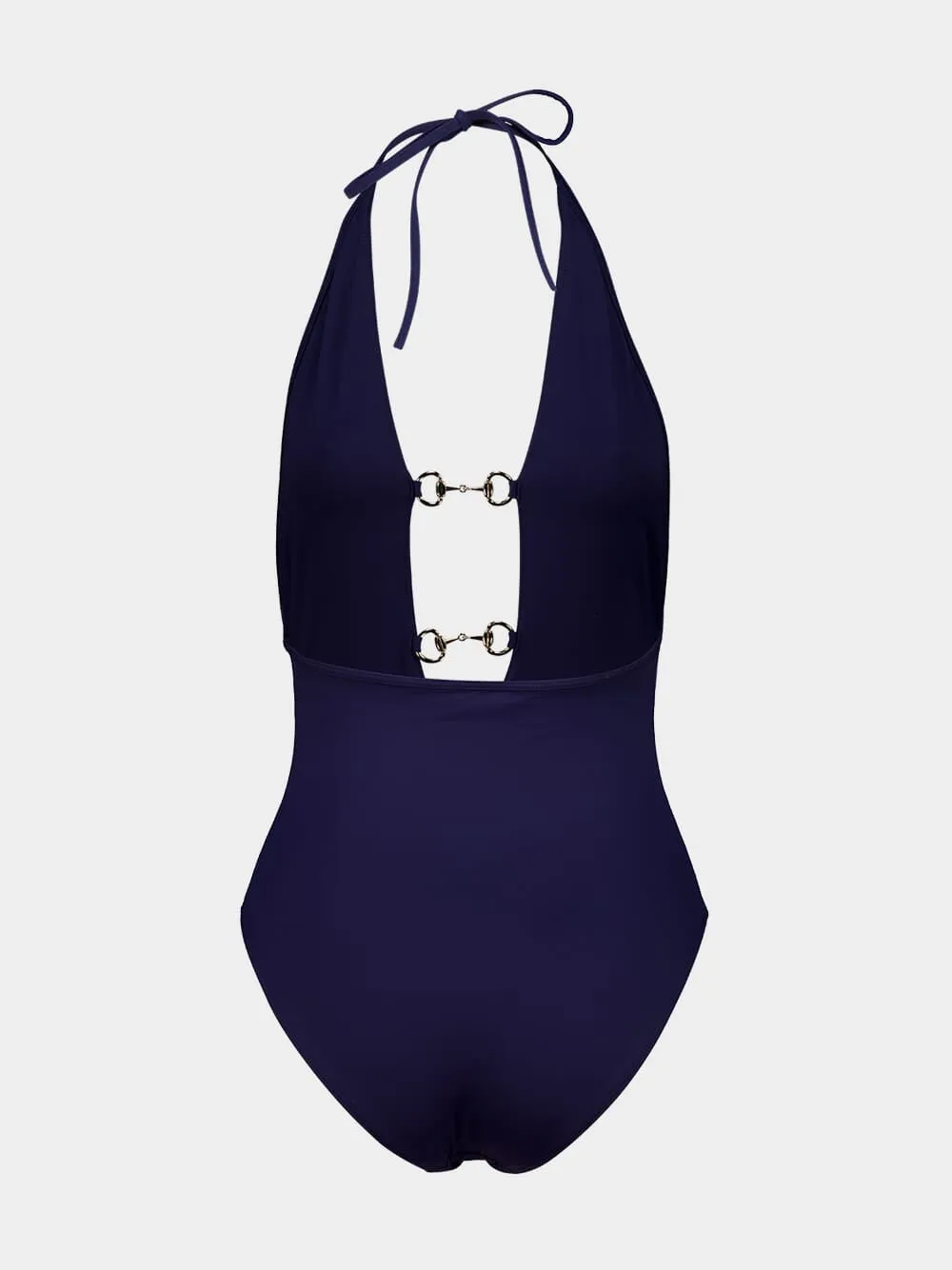 Classic Blue Horsebit Swimsuit sold by Fashion Clinic product image thumbnail 2