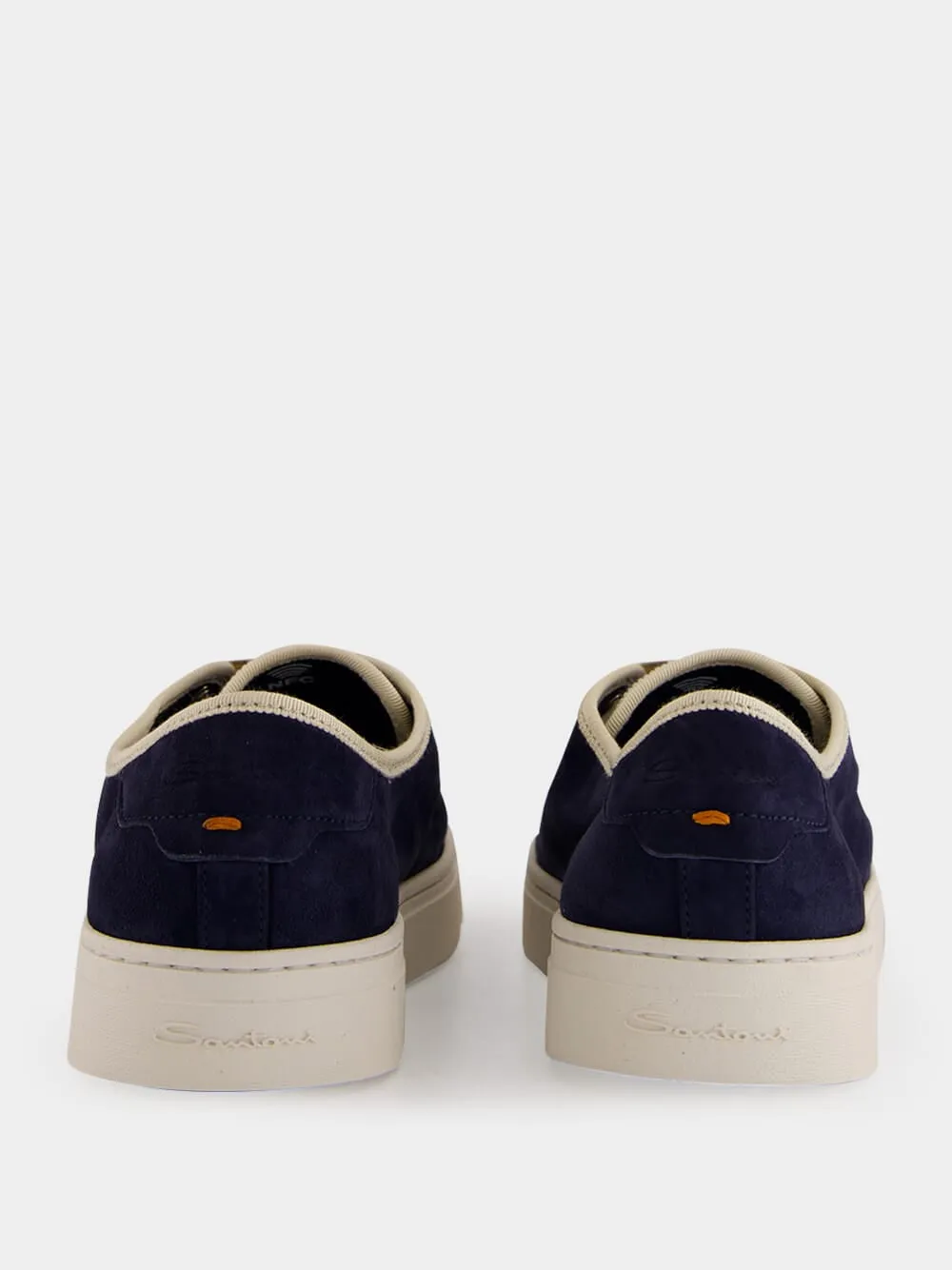 Blue Suede Calf Leather Sneakers sold by Fashion Clinic product image thumbnail 5