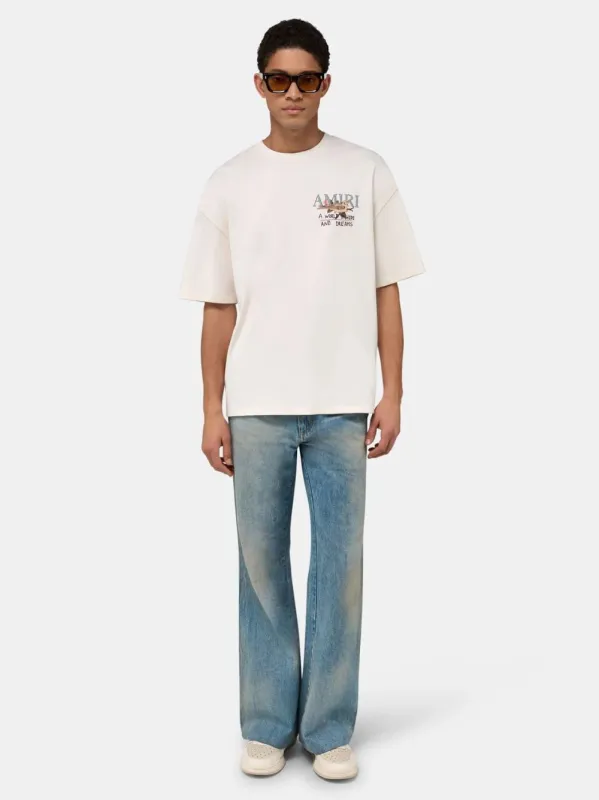Alabaster Hope and Dreams Cotton T-Shirt made by AMIRI