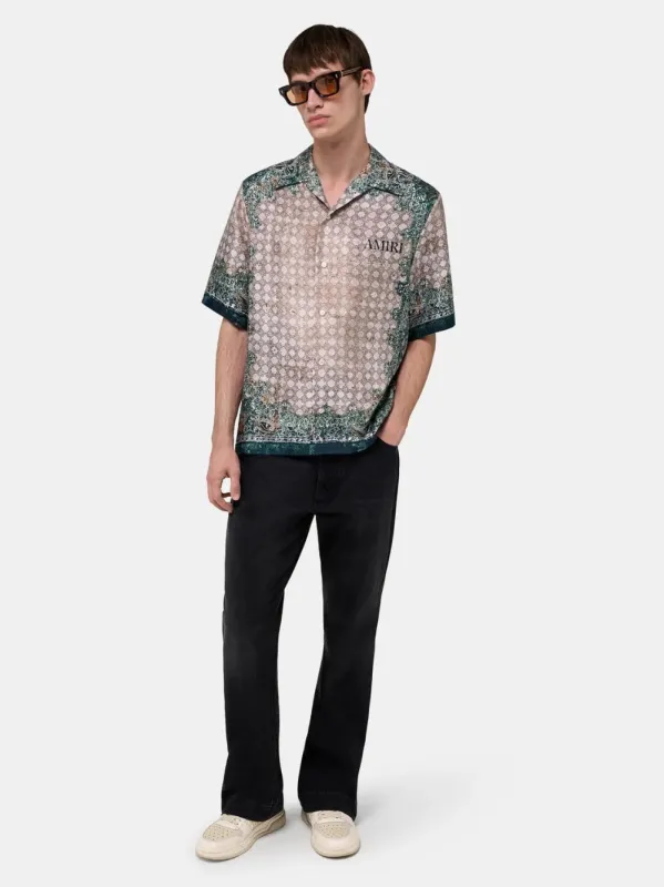 Bandana Bowling Shirt made by AMIRI