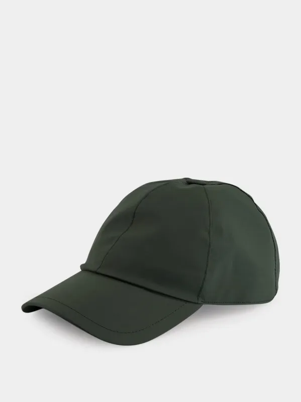 Petrol Blue Land Airstop Baseball Cap made by Fedeli