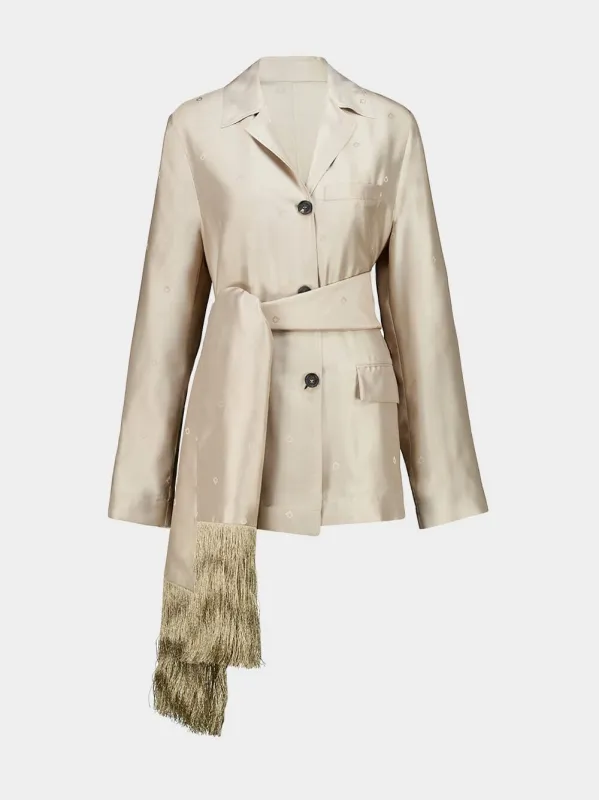 Safari Silk Overshirt made by Salvatore Ferragamo