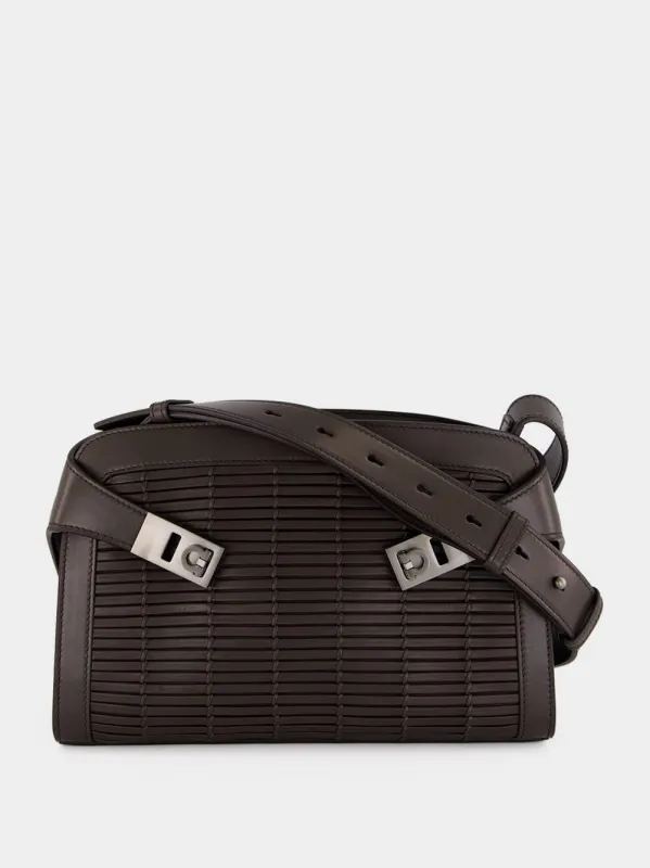 Black Hug Crossbody Bag made by Salvatore Ferragamo
