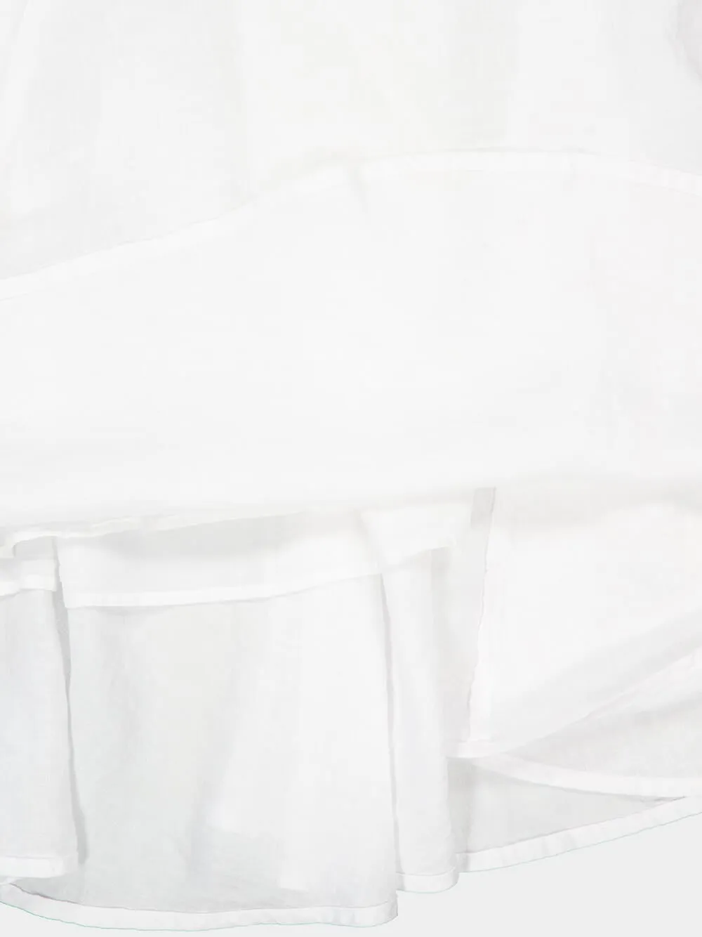 White Linen and Cotton Maxi Skirt sold by Fashion Clinic product image thumbnail 5