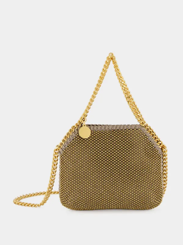 Bronze Falabella Mini Mesh Handbag made by Stella McCartney