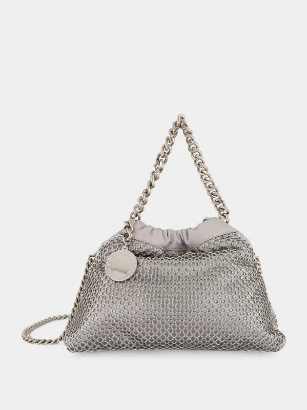 Silver Falabella Mini Crystal Handbag made by Stella McCartney