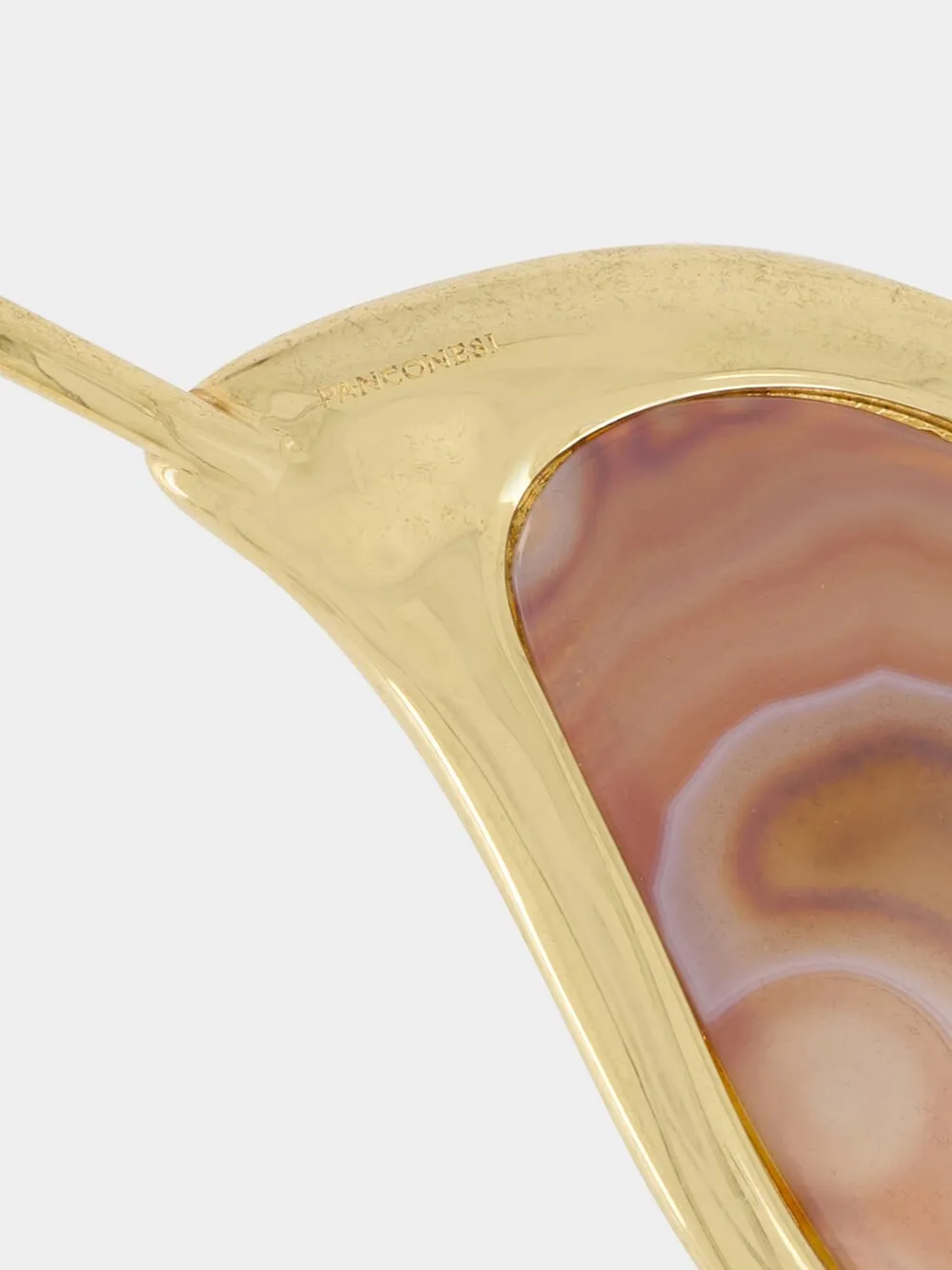 Dusk Gold-Plated Red Agate Choker sold by Fashion Clinic product image thumbnail 5