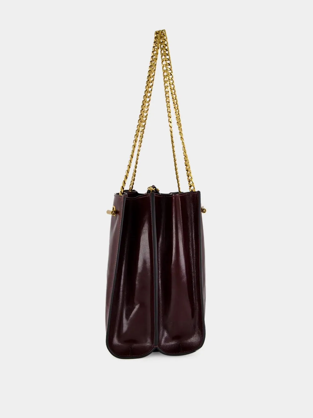 Brown Cabine Leather Shoulder Bag sold by Fashion Clinic product image thumbnail 5