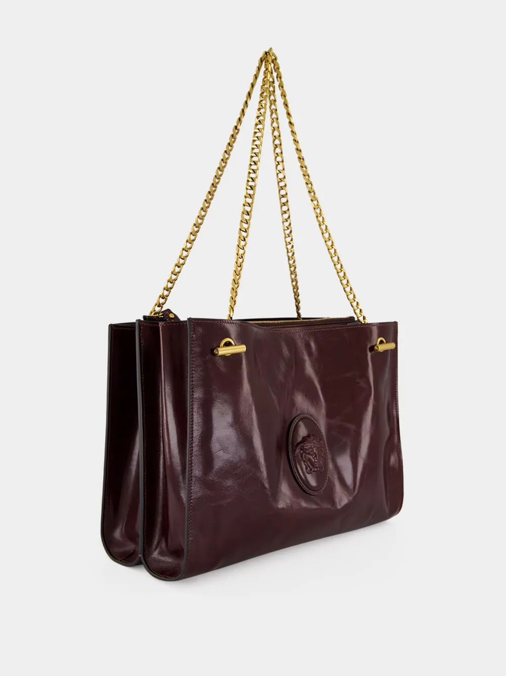 Brown Cabine Leather Shoulder Bag sold by Fashion Clinic product image thumbnail 4