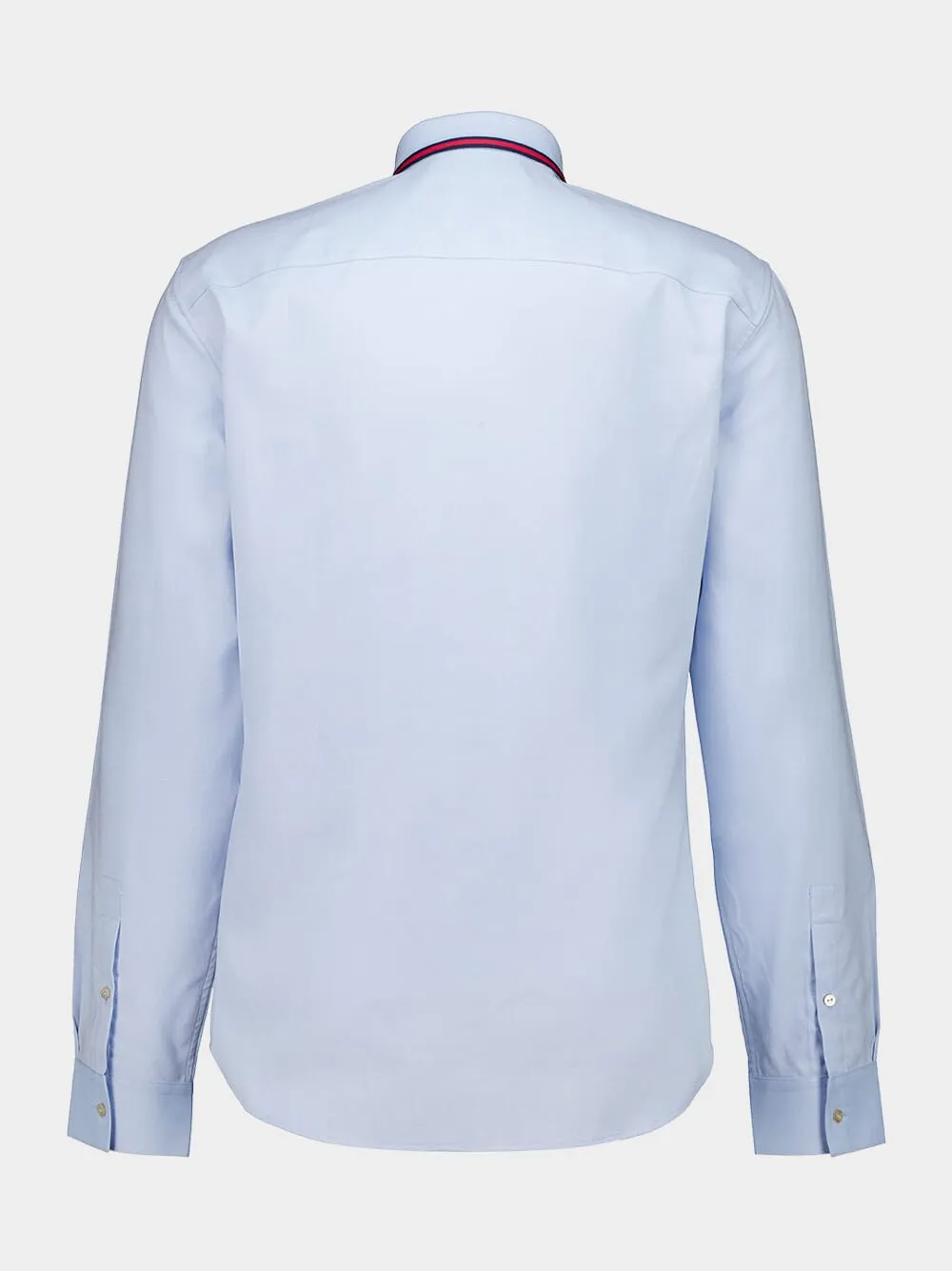 Pale Blue Oxford Cotton Shirt with Web Collar sold by Fashion Clinic product image thumbnail 2
