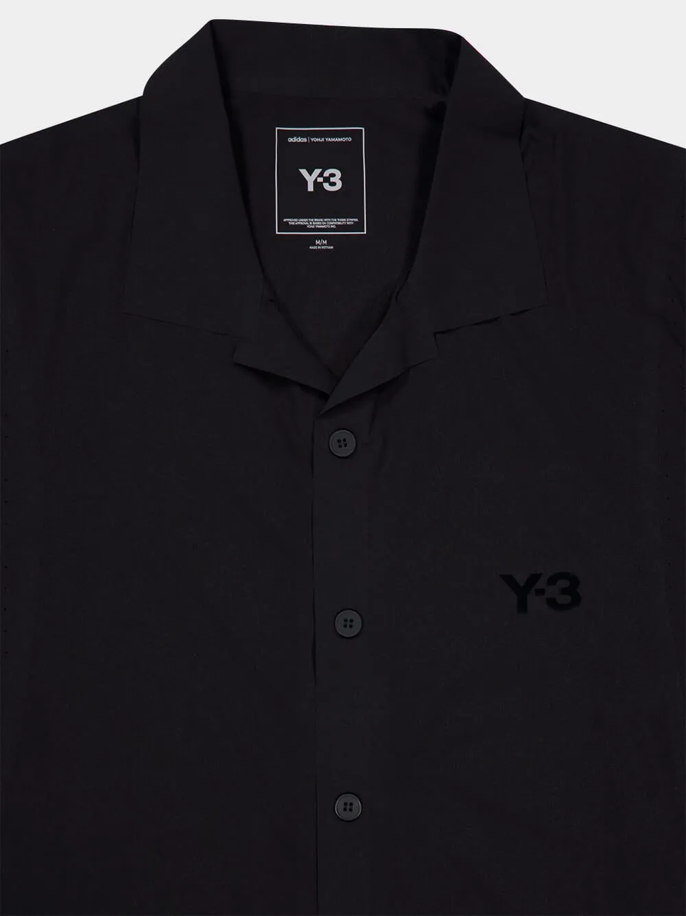Black Ultralight Woven Short Sleeve Shirt sold by Fashion Clinic product image thumbnail 5