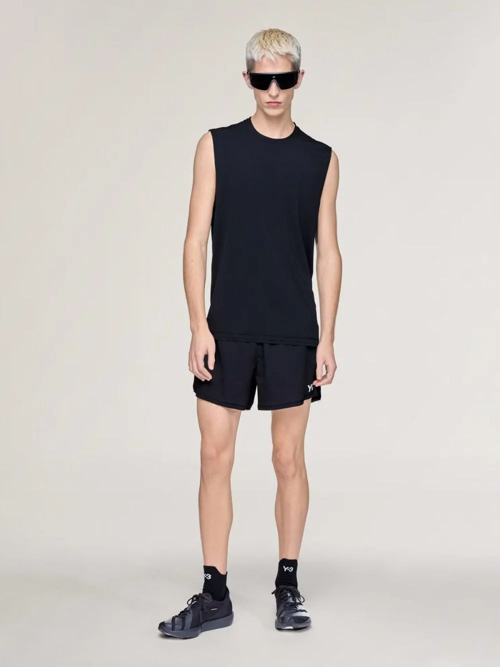 Black Running Tank Top sold by Fashion Clinic product image thumbnail 2