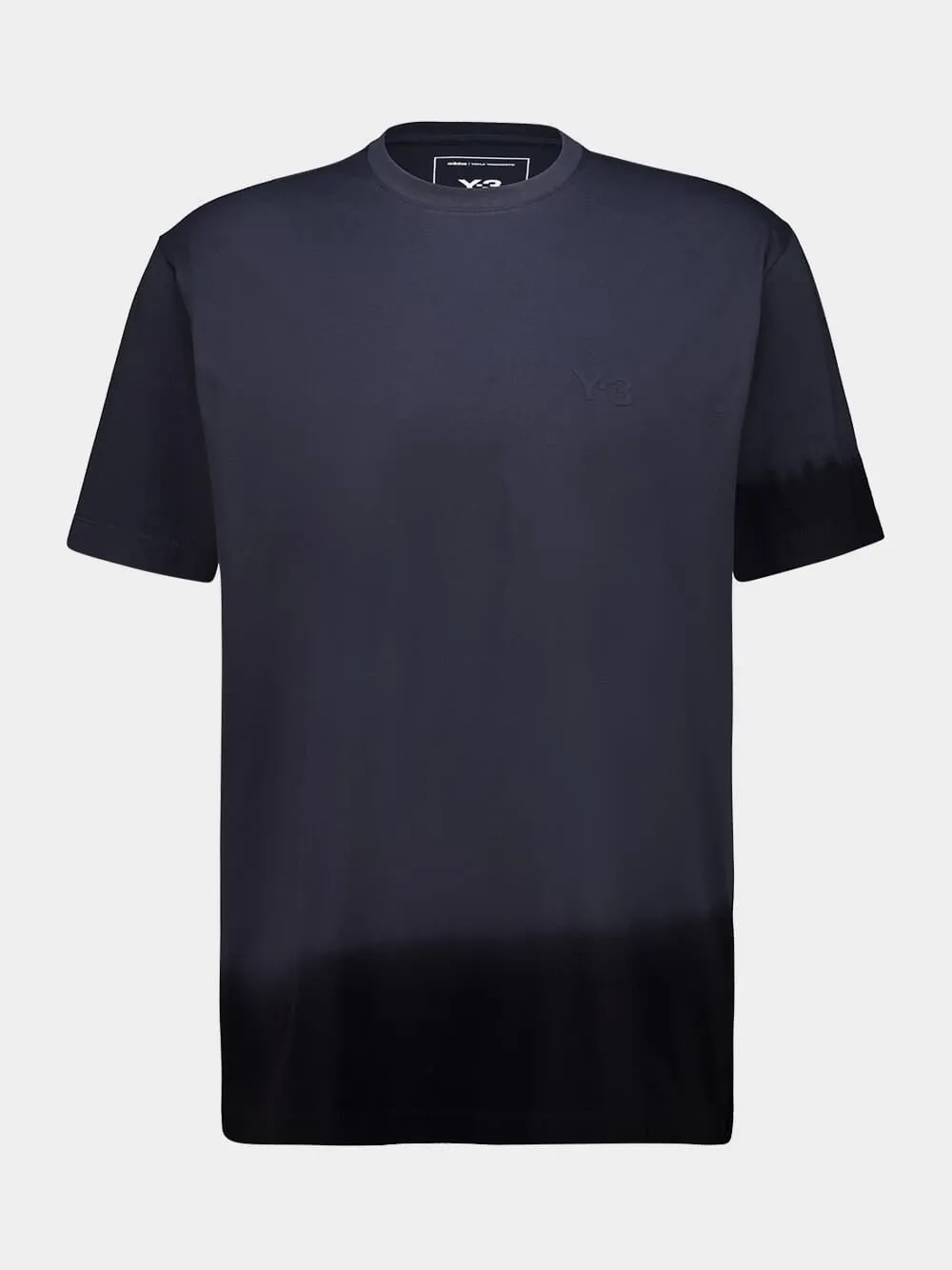 Night Grey and Black Dipped Regular T-Shirt sold by Fashion Clinic