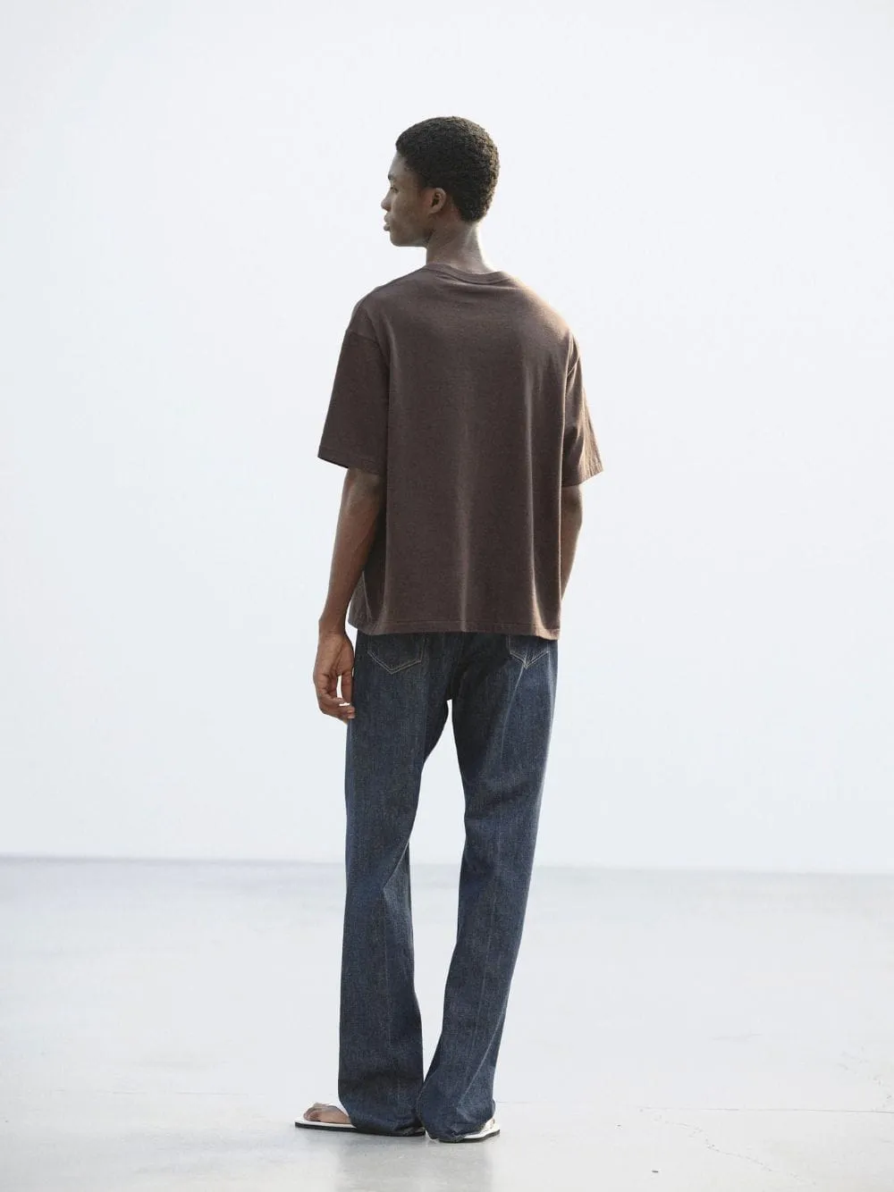 Indigo Hard Twist Denim Regular Jeans sold by Fashion Clinic product image thumbnail 3