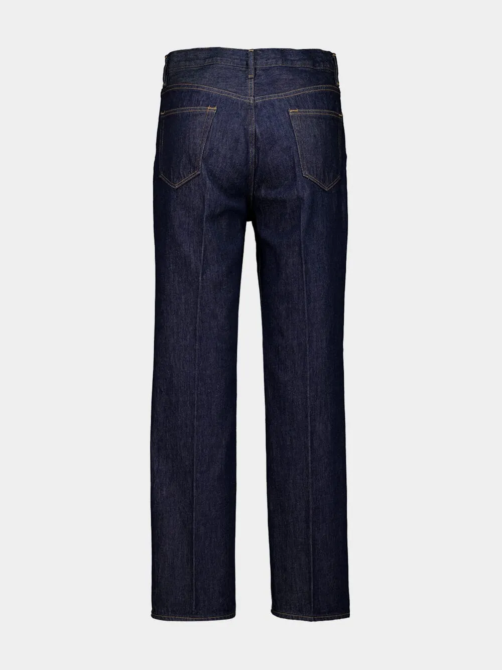 Indigo Hard Twist Denim Regular Jeans sold by Fashion Clinic product image thumbnail 4