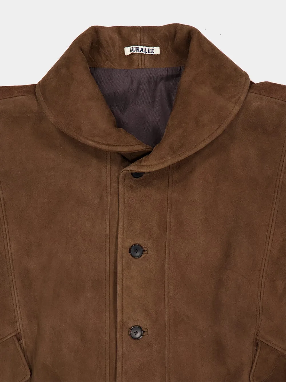Dark Brown Silky Grain Suede Blouson sold by Fashion Clinic product image thumbnail 3