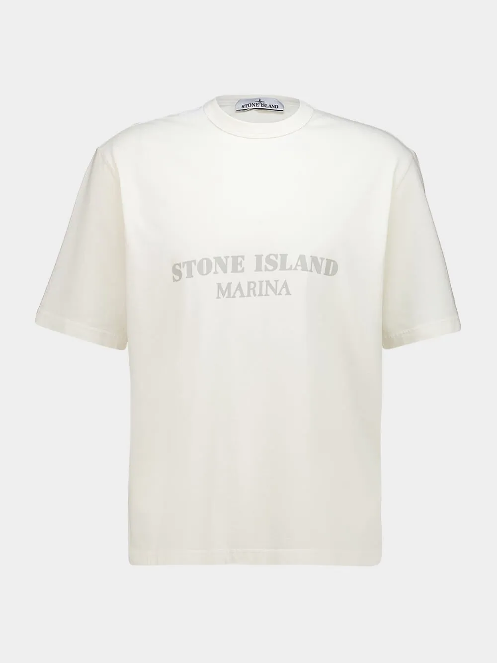 Ivory Marina Cotton T-Shirt sold by Fashion Clinic