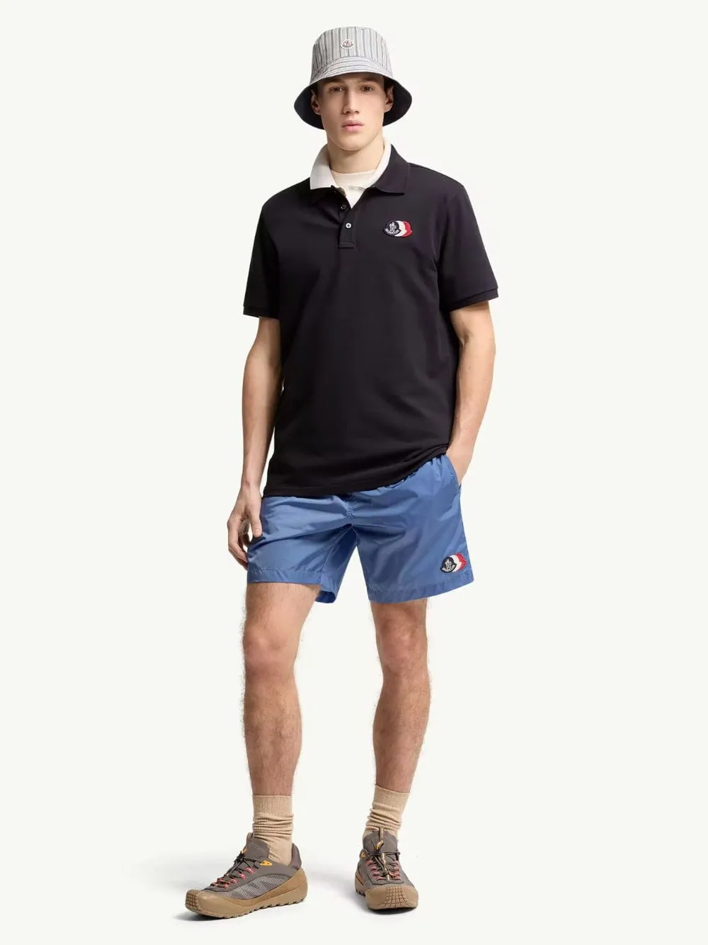 Dark Blue Cotton Piqué Polo Shirt sold by Fashion Clinic